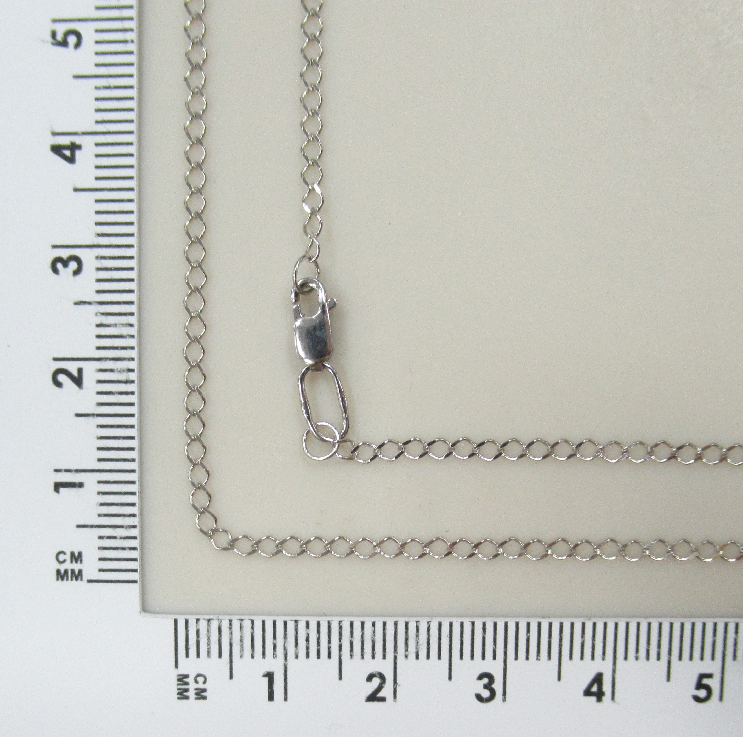 Серебряная цепь плетение "Ромб"